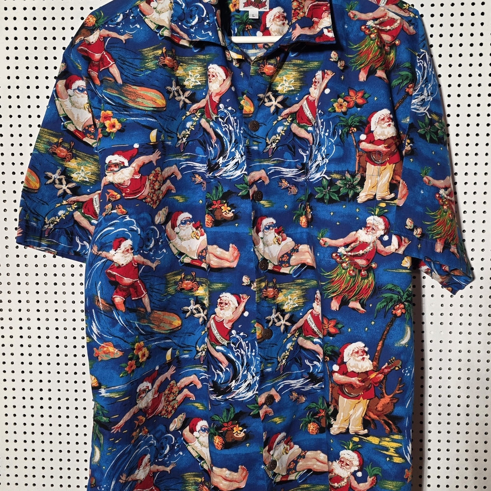 Max Boxxer Vintage Aloha Santa Shirt